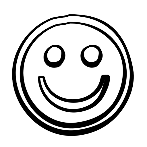 512x512 Drawn Smileys Happy