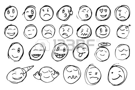 450x300 A Set Of Smiley Emoticons. Merry Pig. Vector Illustration Stock
