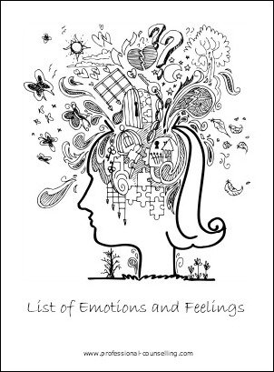 302x409 List Of Human Emotions And Feelings. Feelings Chart Free To Download