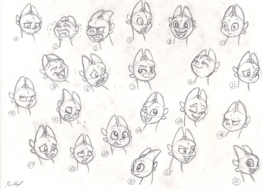 1024x742 Tooth' Emotions Sketches By Gaelledragons