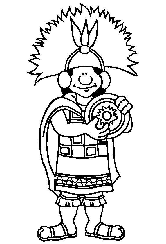 572x840 Inca Empire Coloring Page 11