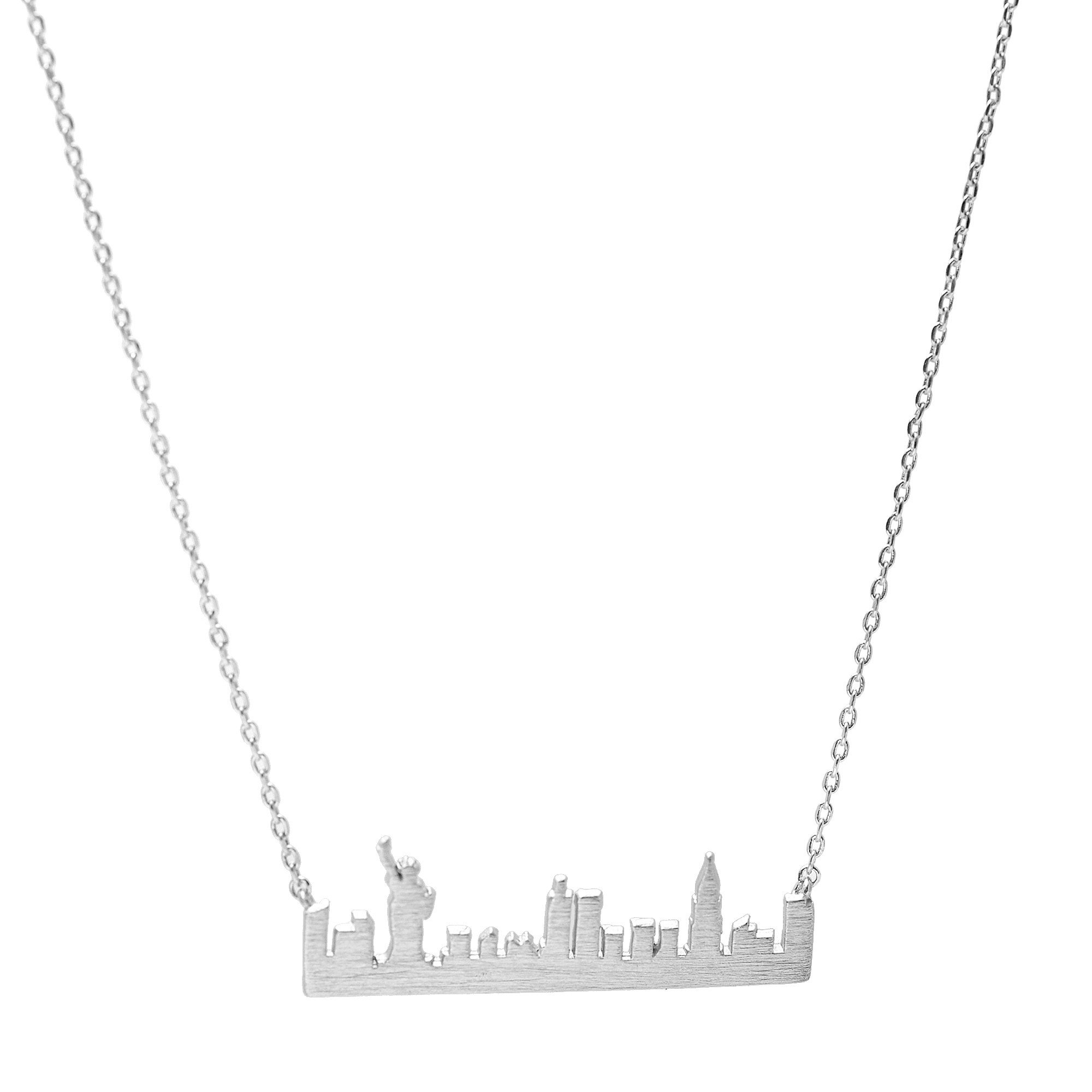2000x2000 Spinningdaisy Handcrafted Empire State Building Nyc Cityscape Necklace