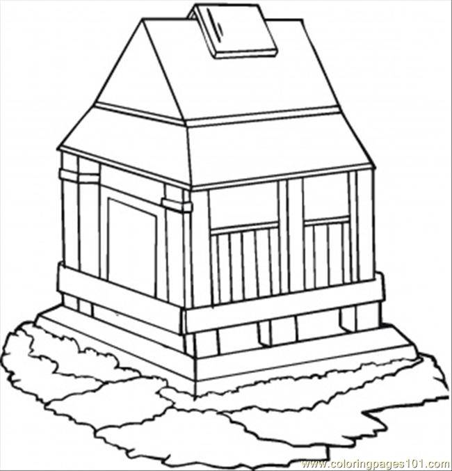 650x677 Blue Empire State Building