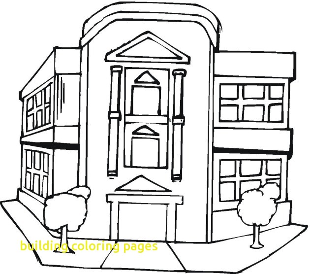 630x556 Building Coloring Pages With Empire State Building Coloring Page