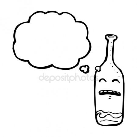 450x450 Empty Bottle Cartoon Stock Vector Lineartestpilot