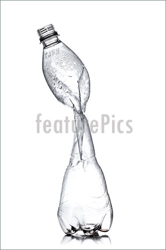 333x500 Smashed Plastic Bottle Photo