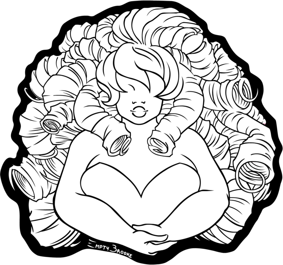 924x865 Rose Quartz (No Colour) [Keychain] By Empty Brooke