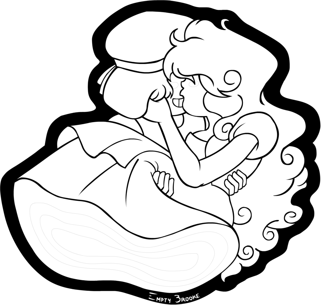 1024x973 Ruby And Sapphire (No Colour) [Keychain] By Empty Brooke