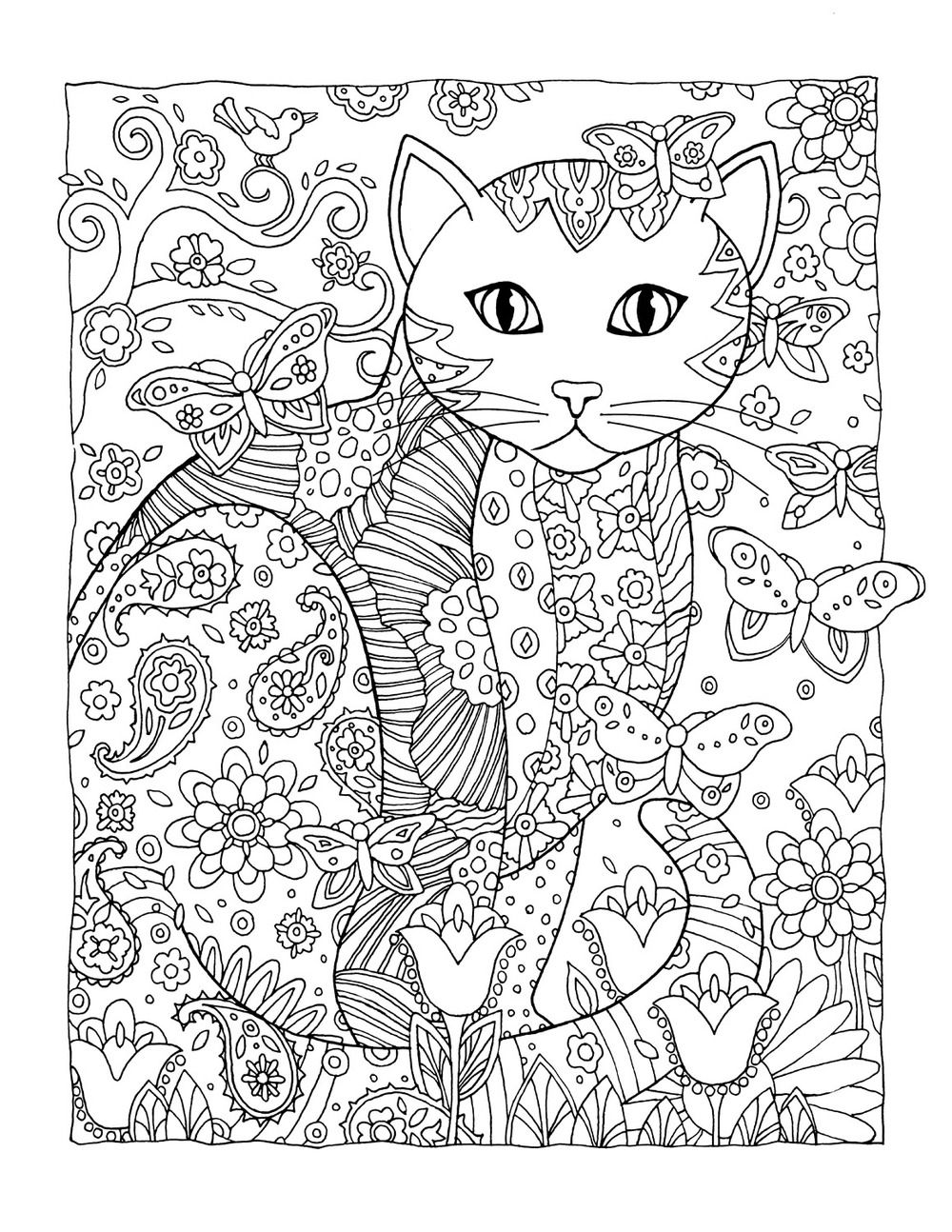 1000x1294 Creative Cats Features Over 30 Drawings Of Fancy Felines. Cat