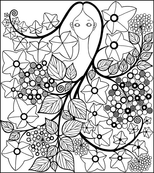500x564 Fairy Shampoo An Enchanted Coloring Book I Waves Of Color