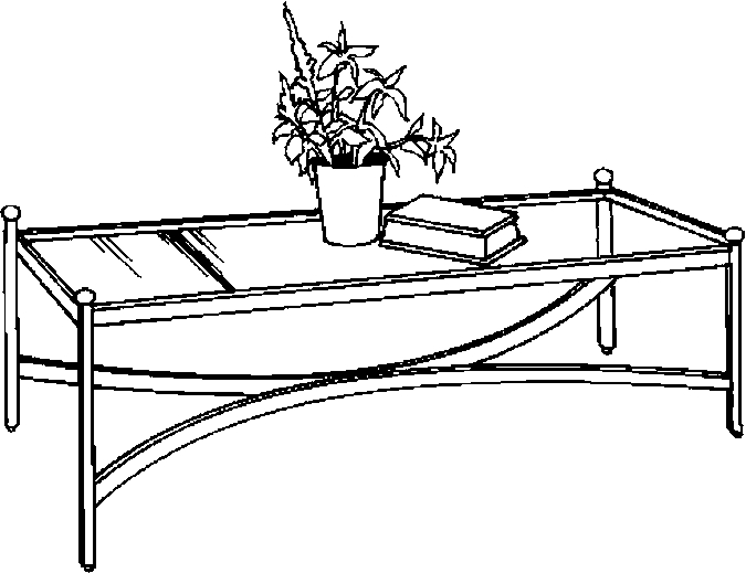 675x519 Coffee Table Drawing