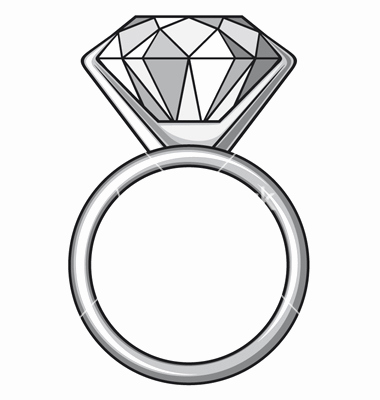 380x400 56 Best Of Diamond Ring Cartoon Image