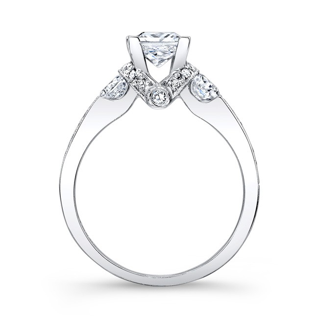 651x650 Barkev's Princess Cut Engagement Ring