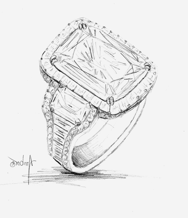 750x869 Diamond Ring Drawing New The Best Engagement Ring Drawings Ideas