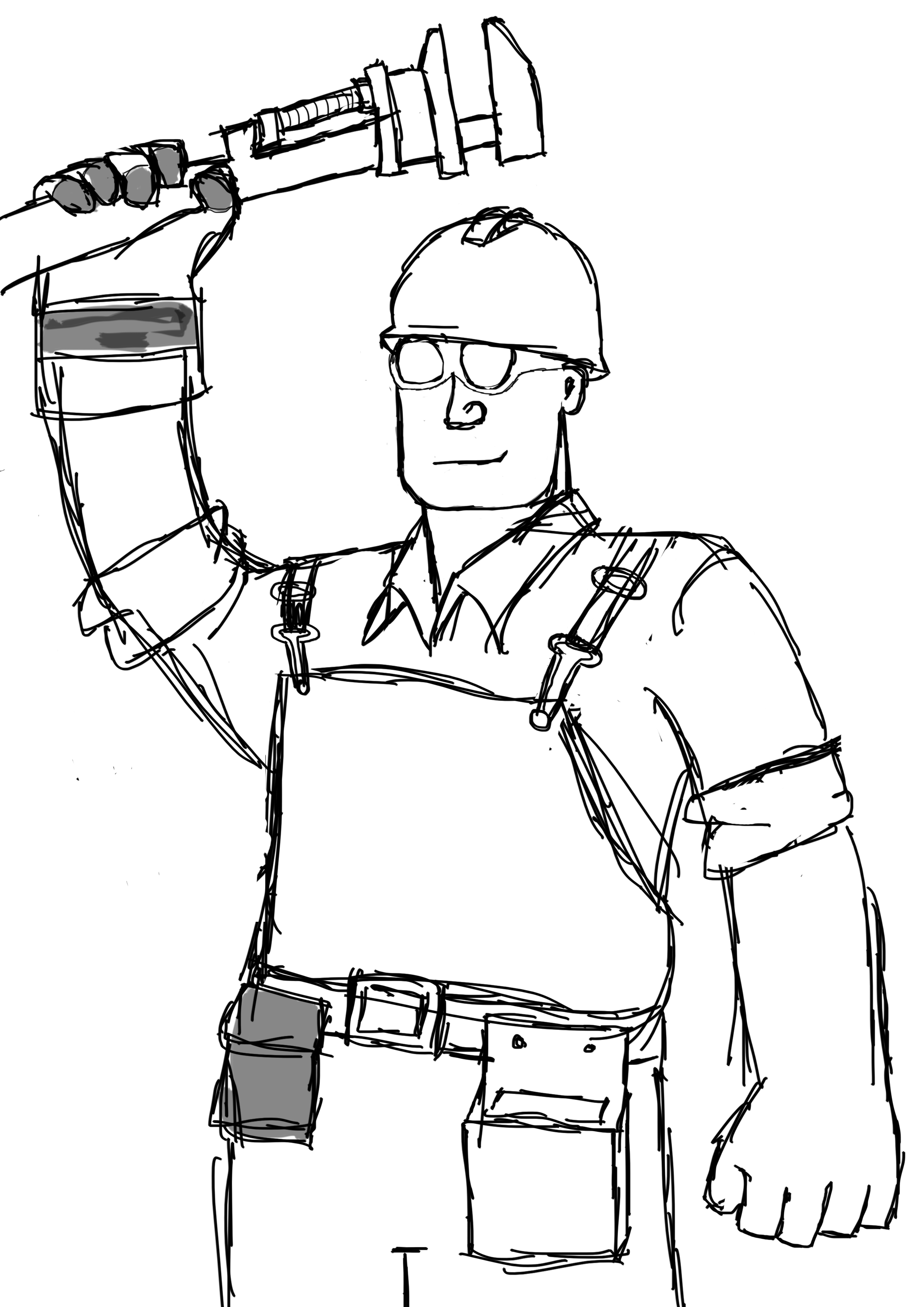 2480x3508 Engineer Sketch By Ferekk