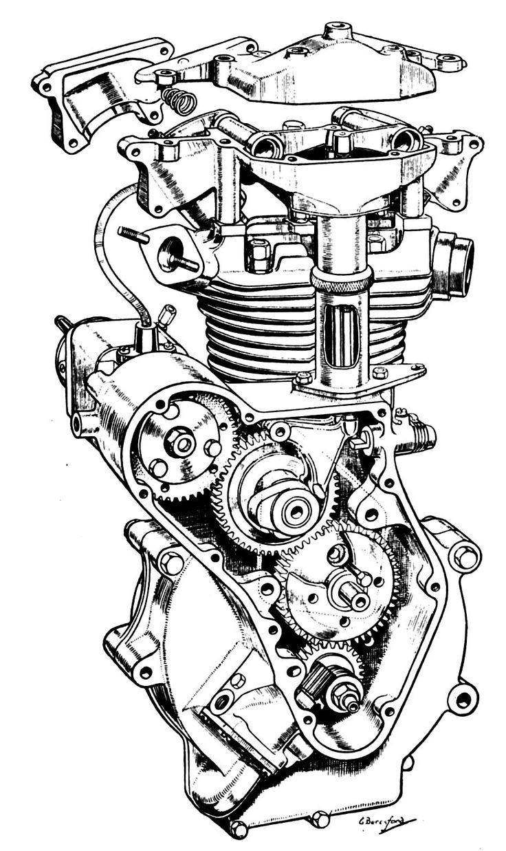 736x1237 Motorcycle Technical Design