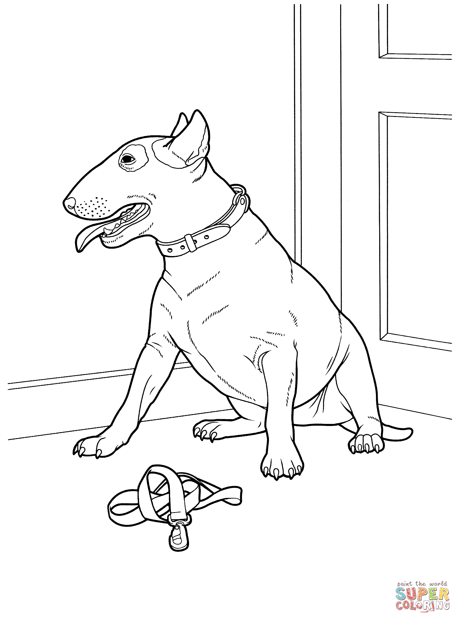 1545x2091 Bull Terrier Coloring Page Free Printable Coloring Pages