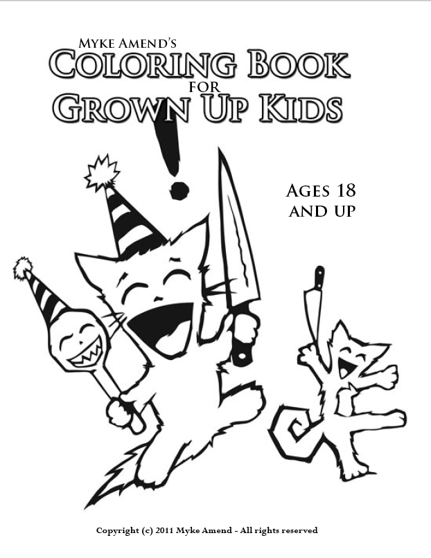 622x806 Artsnark's Artifacts Enter To Win Myke Amend's Coloring Book