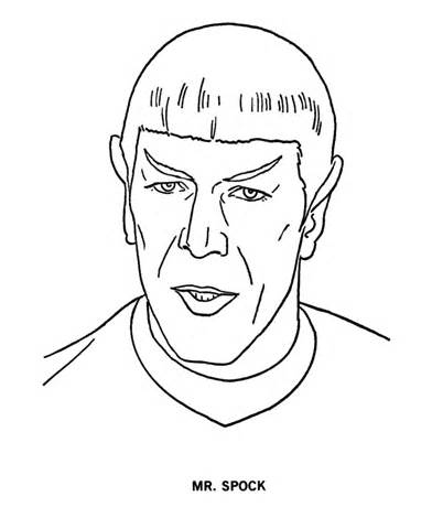 392x480 Spock Coloring Pages Coloring Pages Space Craft