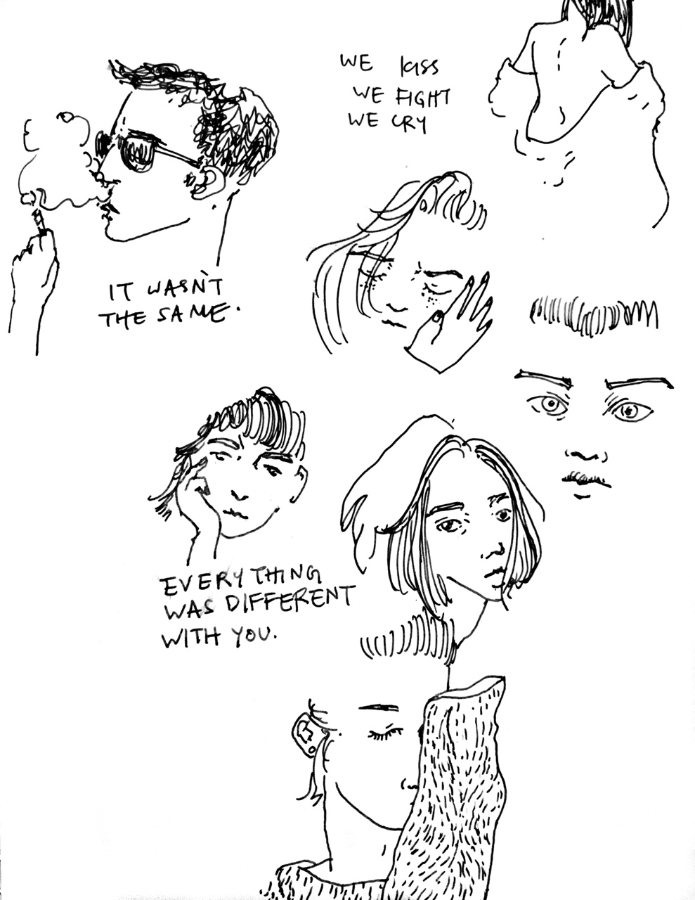 989x1280 Etcetera Drawings Diary Entry 111016 A Year In Exile