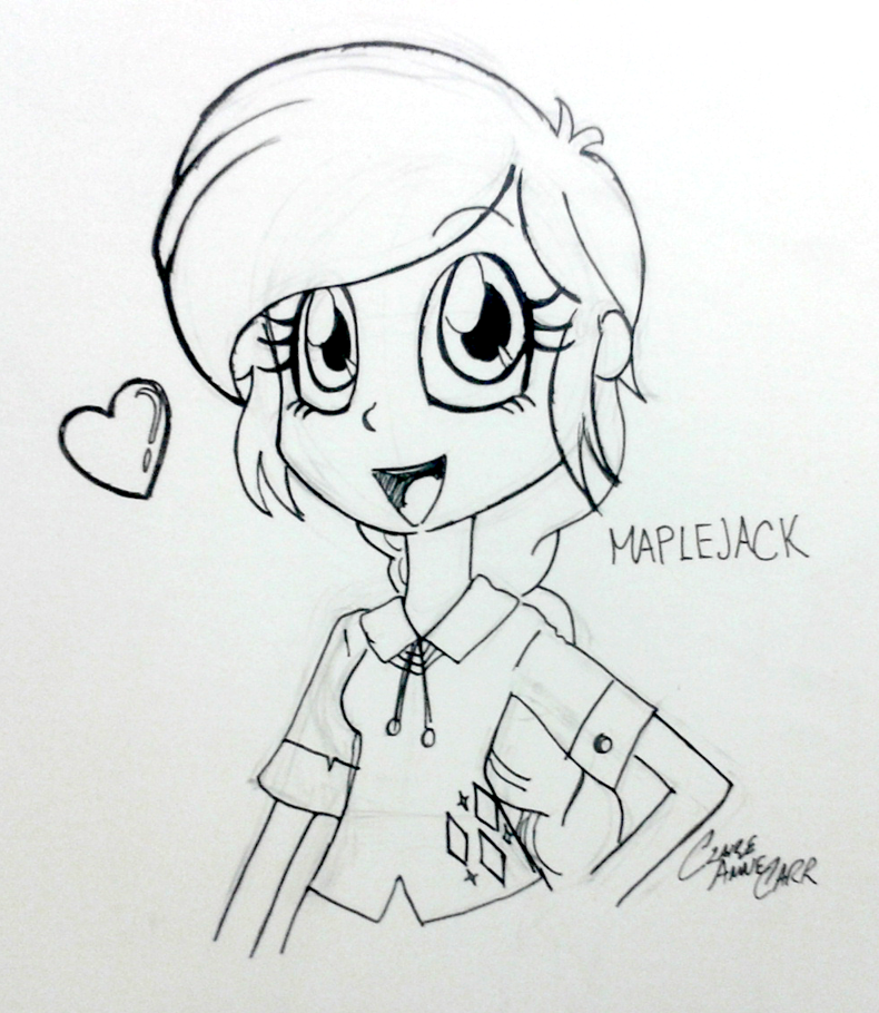 790x910 Maplejack Equestria Girls Style By Claireannecarr