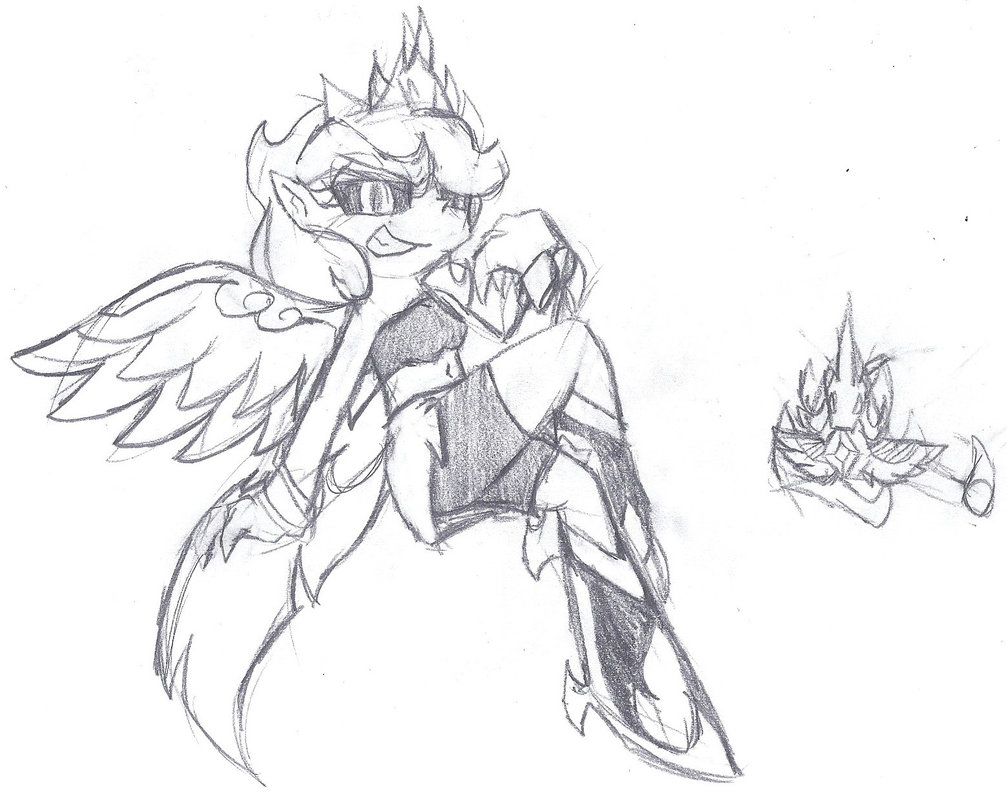 1007x793 Super Dark Chan (Equestria Girls Drawing) By Realorunan0459