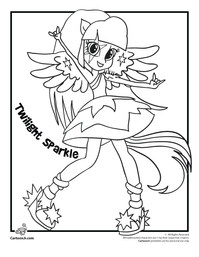680x880 Unique Equestria Girls Coloring Pages Print Twilight Sparkle Girl