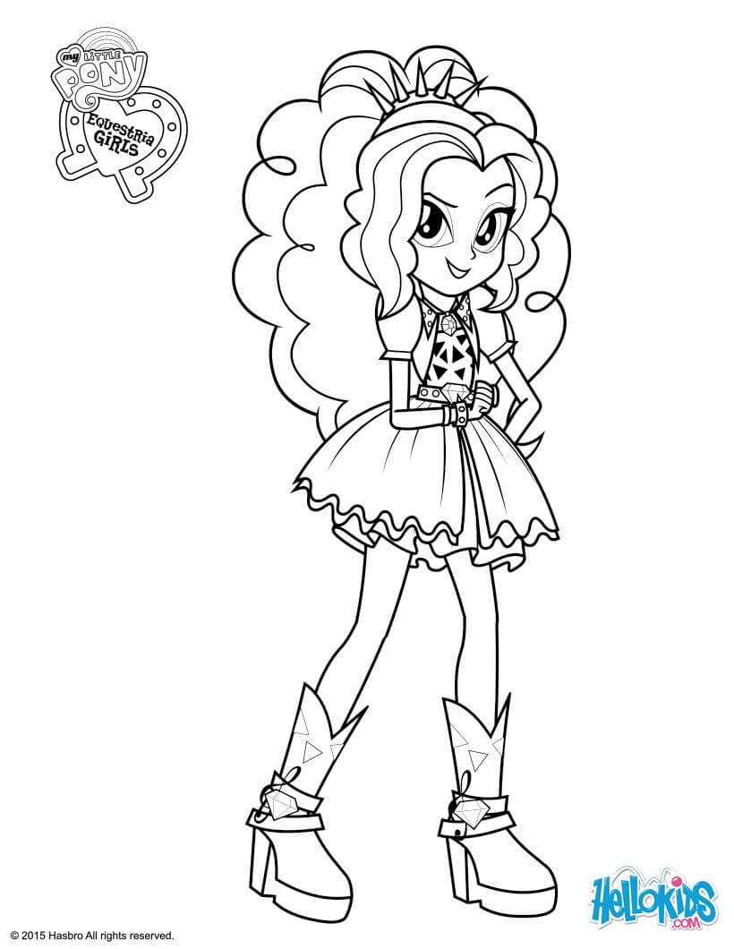 820x1060 My Little Pony Equestria Girls Sunset Shimmer Coloring Pages Free