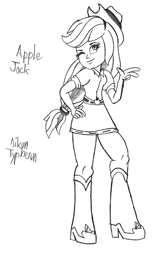 306x500 Equestria Girls Coloring Pages