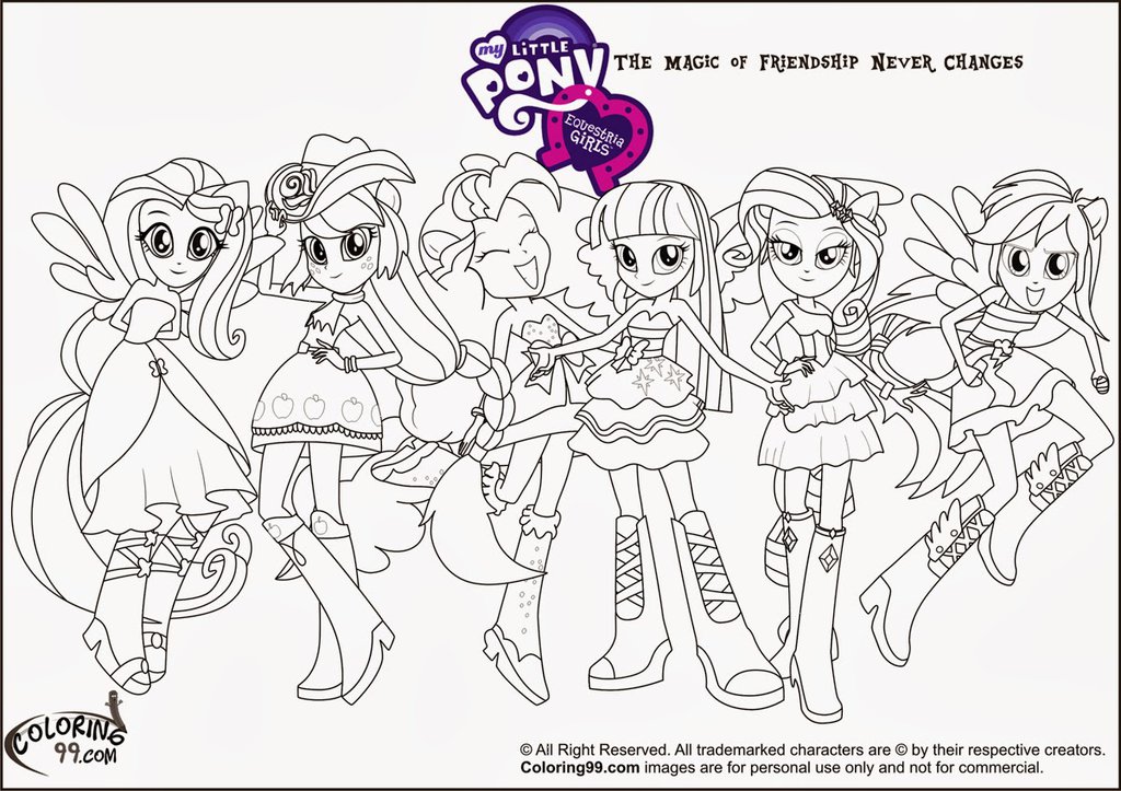 1024x723 My Little Pony Equestria Girls Colorear By Danena27