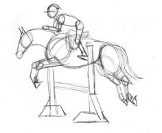236x194 Hunter Jumper Eventing Horse Equine Grand Prix Dressage Drawing