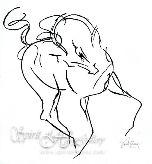 504x545 Horse Sketches