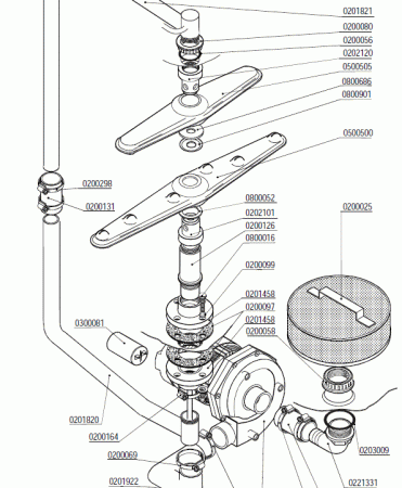 371x450 Lamber Lamdwg03 Dishwasher F85 F92 Parts Manual Catering