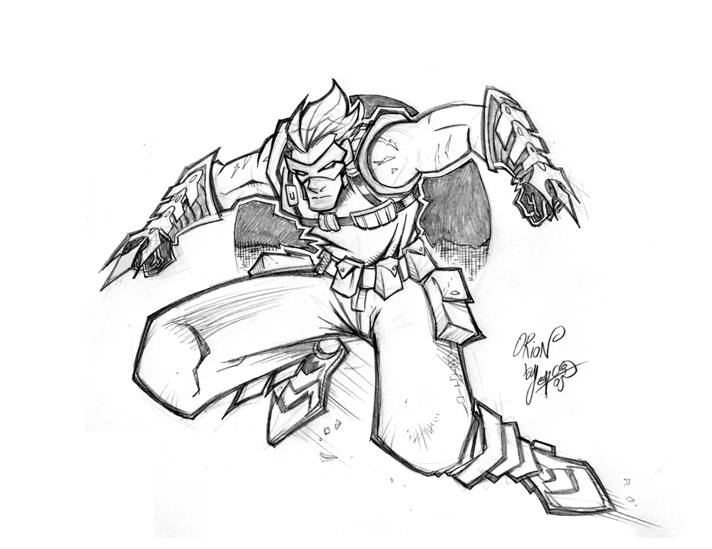 1000x772 Superhero Sketch Er 3 By Esdrasc