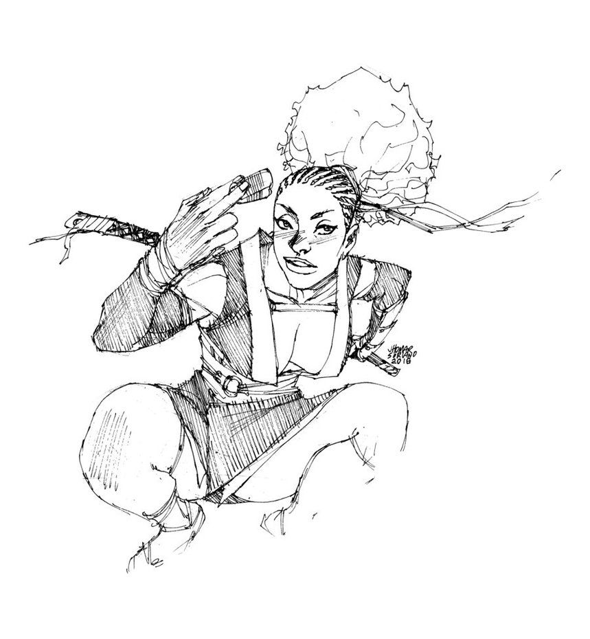 859x930 Another Er Kunoichi By Scruffyronin Jws Drawing