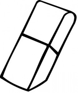 251x300 Colouring Page Of Eraser For Kids