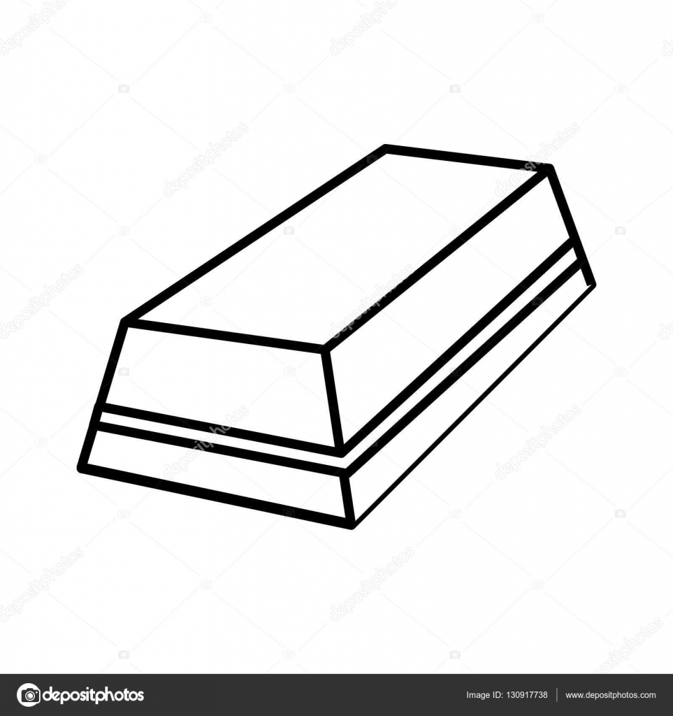 963x1024 Eraser Rubber Tool Stock Vector Djv