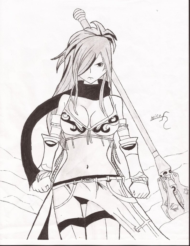 786x1017 Erza Knoghtwalker From Fairy Tail!!! By Nicosico