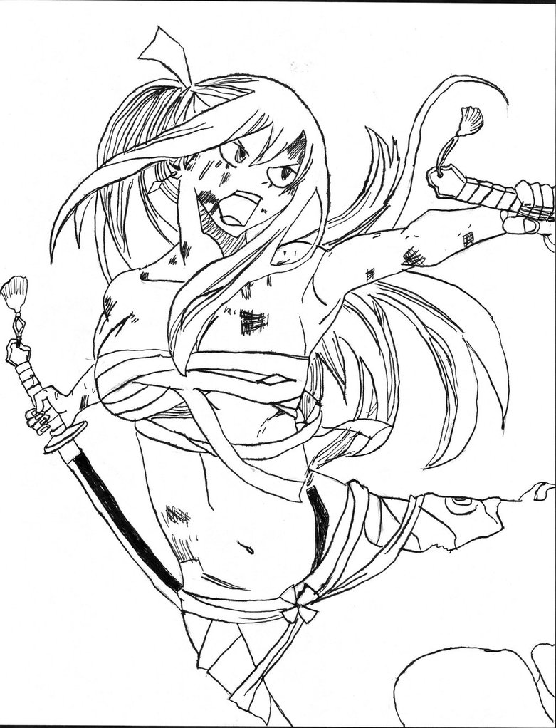 781x1022 Epic Erza Scarlet By Midnightkenjiru