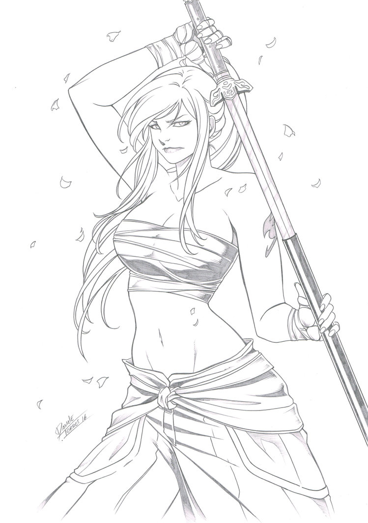 749x1065 Erza Scarlet By Dannith