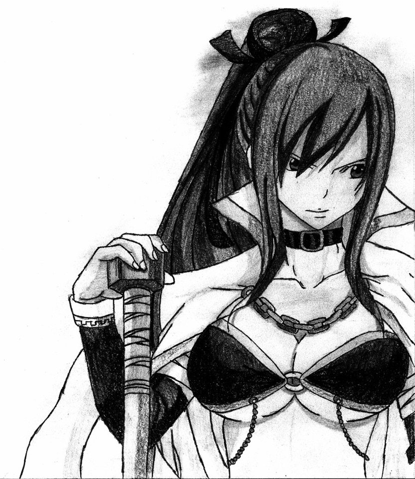 832x960 Erza Scarlet By Fabyxerzaxgray