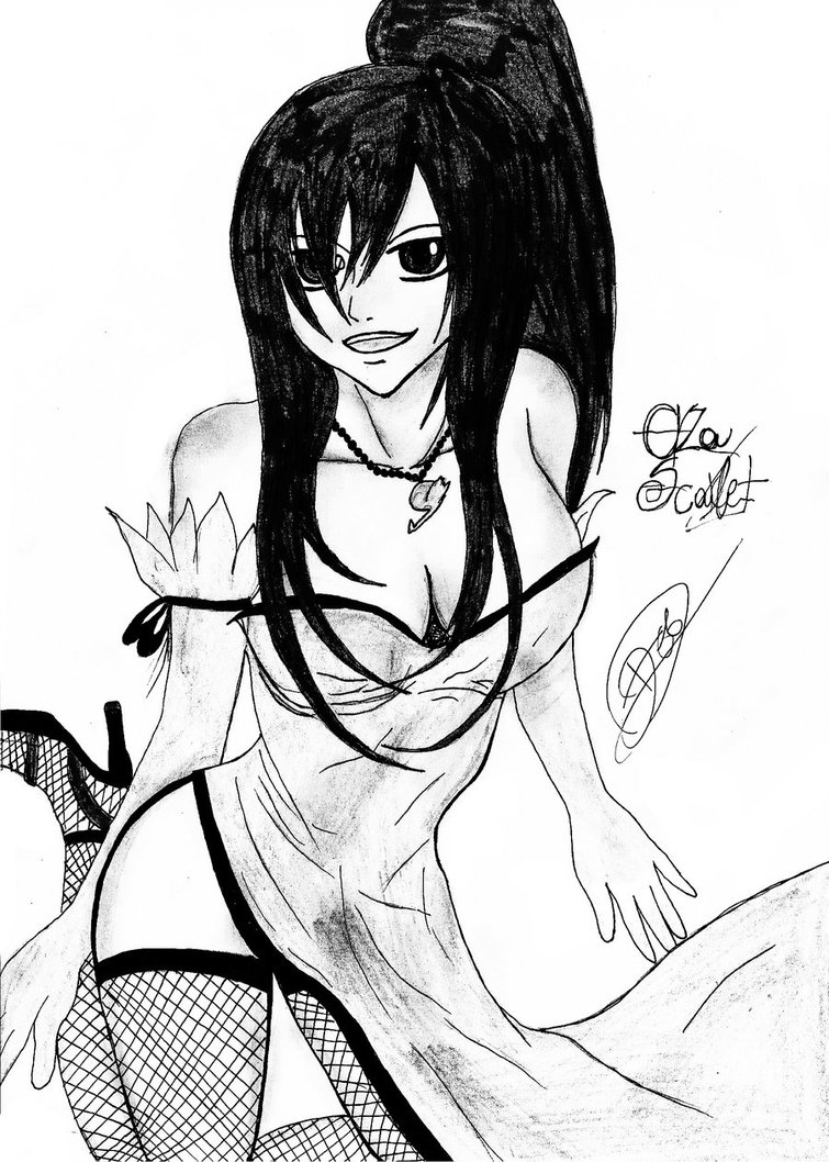 755x1058 Erza Scarlet By Mikrideb