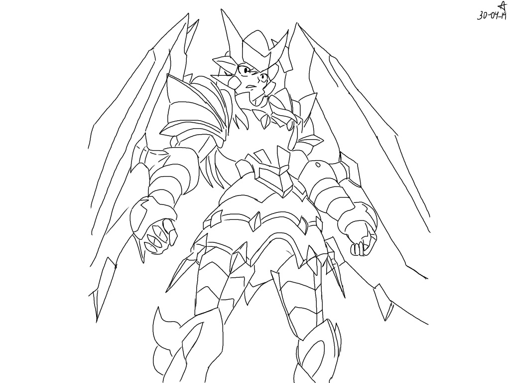 1024x768 Erza Scarlet~adamantine Armor By Fruniyuni01