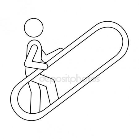 450x450 Figure Person Up The Escalator Icon Stock Vector Grgroupstock