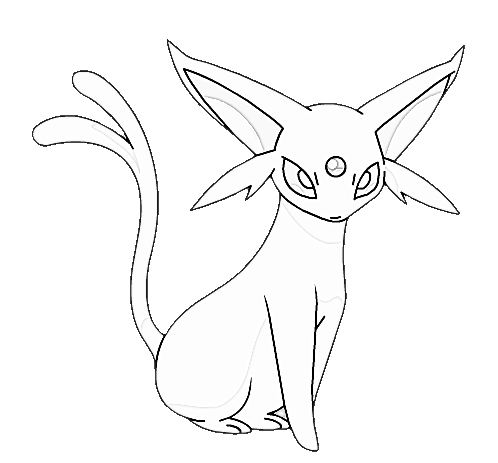 498x463 Espeon Sketch By Pokemongamer