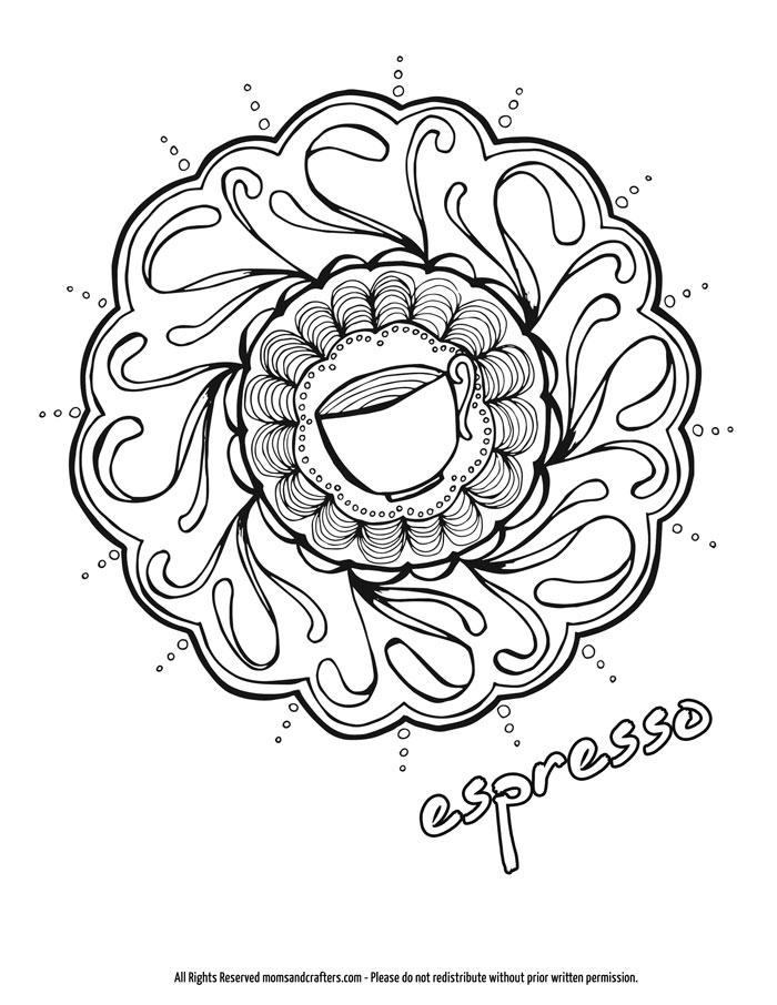 700x906 Coffee And Tea Mandalas Download Coffee Nook, Mandala And Coffee