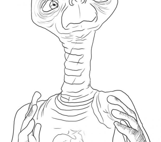 678x600 Et Coloring Pages Plush Et Coloring Pages Et Coloring Pages Frozen