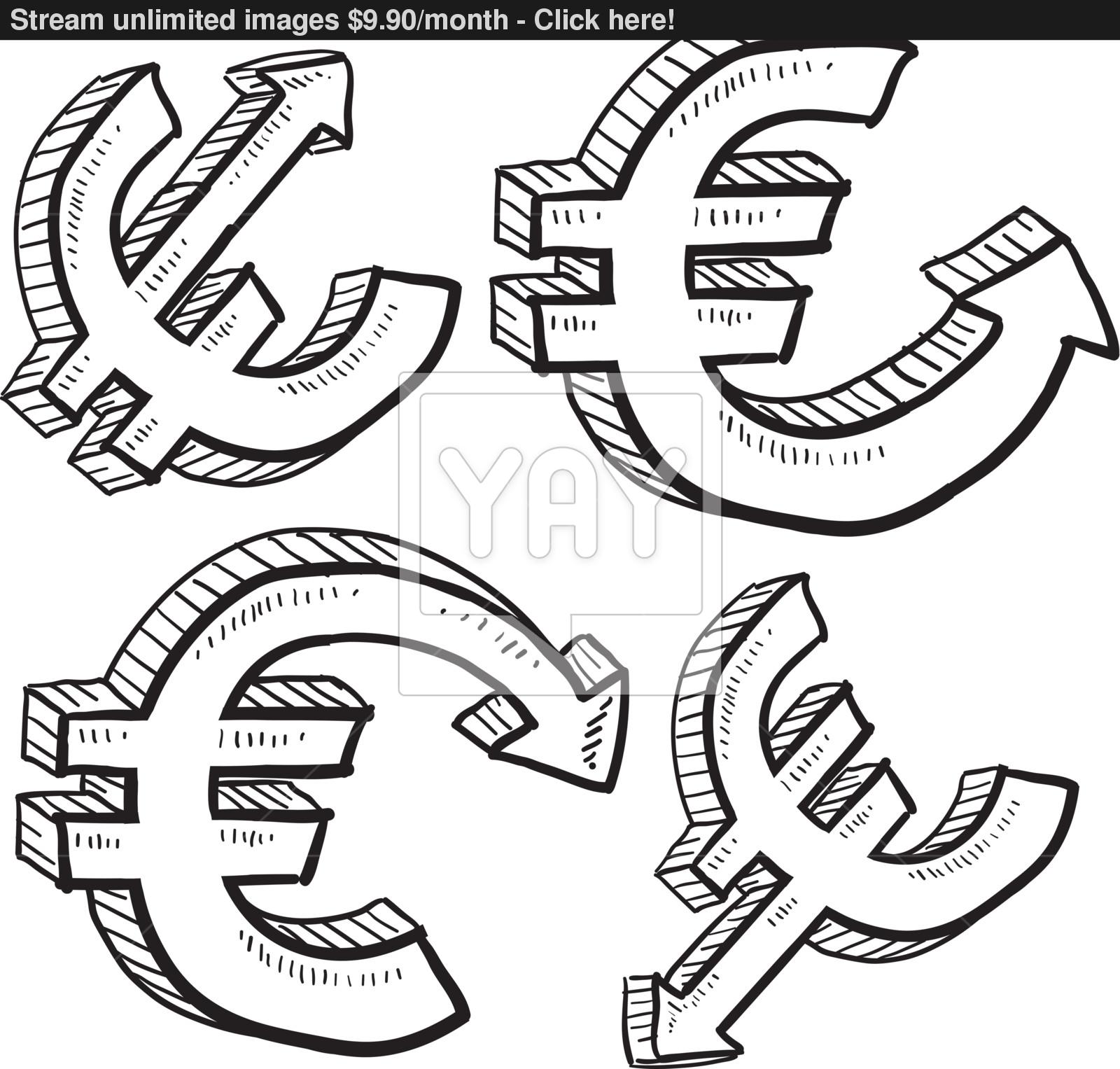 1600x1527 Euro Currency Value Sketch Vector
