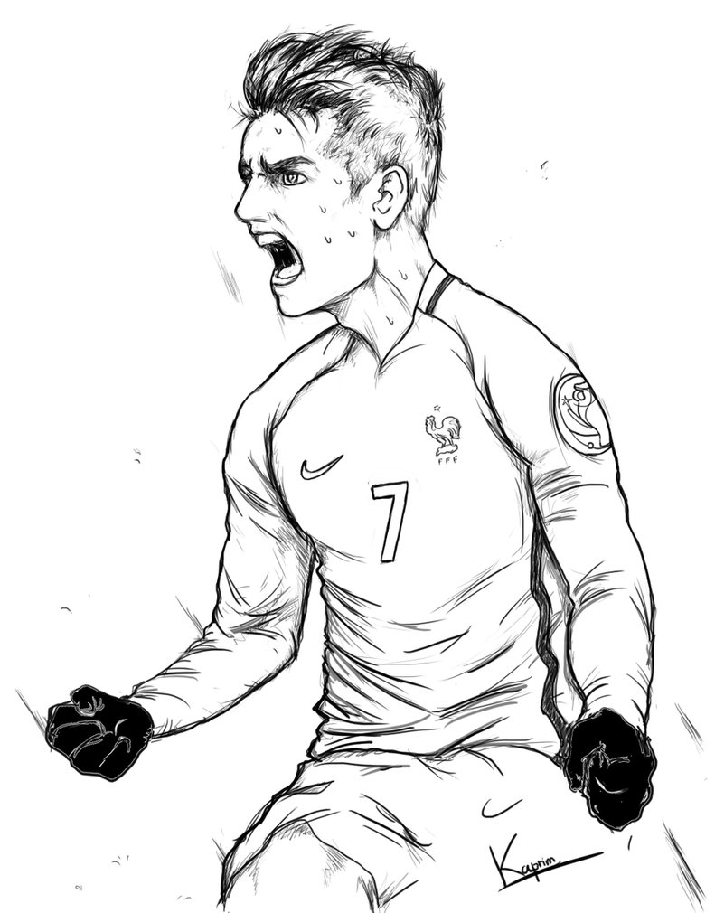791x1010 Griezmann Euro 2016 By Kaprim33