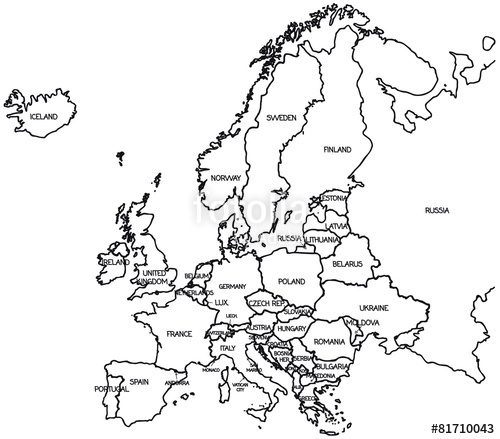 Europe Drawing at GetDrawings | Free download